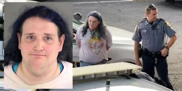 Chris Chan mugshot (inset) with police arrest