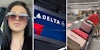 Delta Air Lines customer says she was stuck at airport for 2 days without her bags