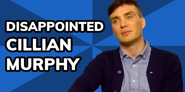 Disappointed Cillian Murphy meme