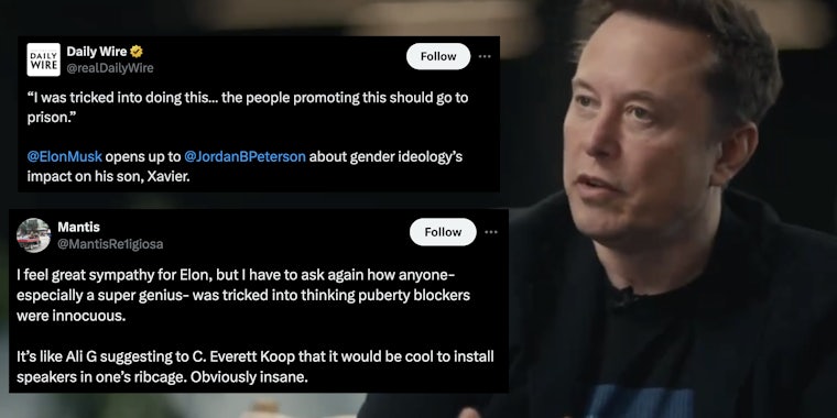 elon musk with tweets