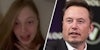 Vivian Wilson (l) Elon Musk (r)