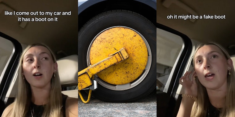Student says she pays to park in reserved spot every day. Her car was still booted
