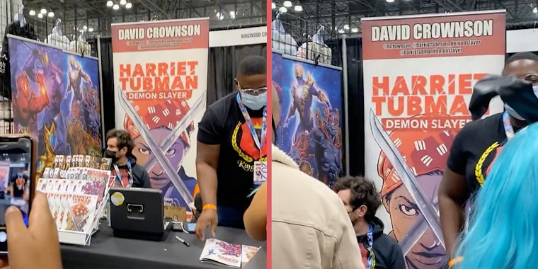 A comic convention.