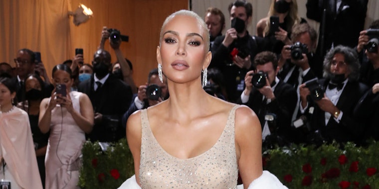 Kim Kardashian in Marilyn Monroe's dress at MET gala