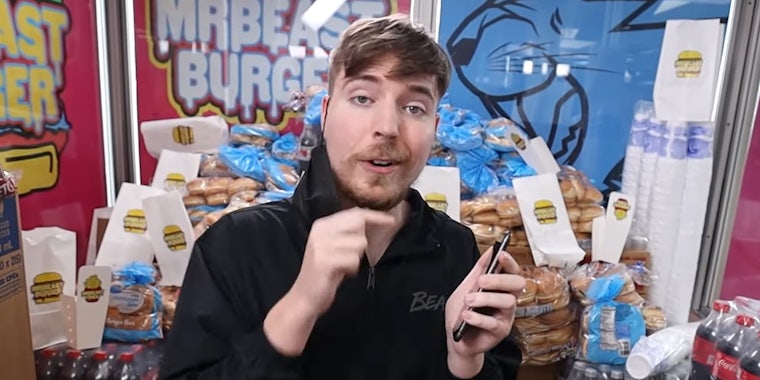 MrBeast at MrBeastBurger