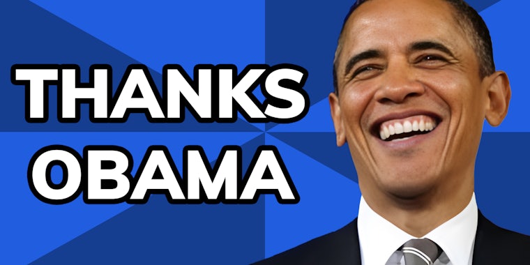 Thanks Obama meme