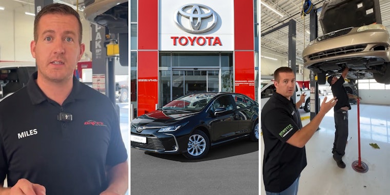 Mechanic issues pre-purchase inspection warning when Toyota Corolla comes in