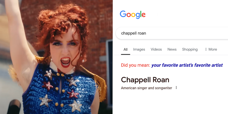 chappell roan google result