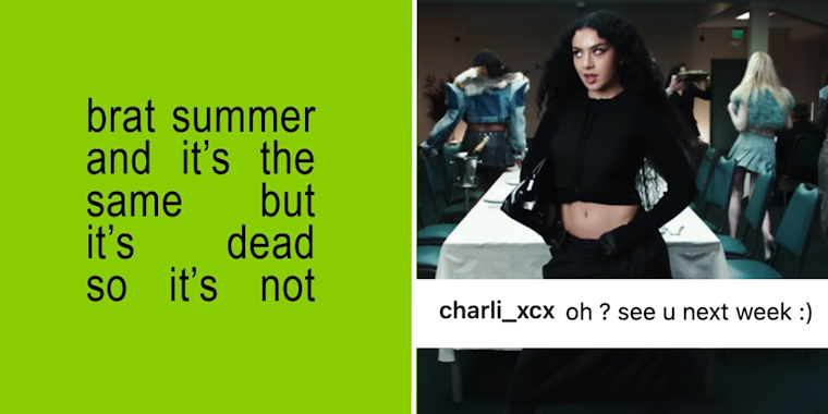 brat summer is dead
