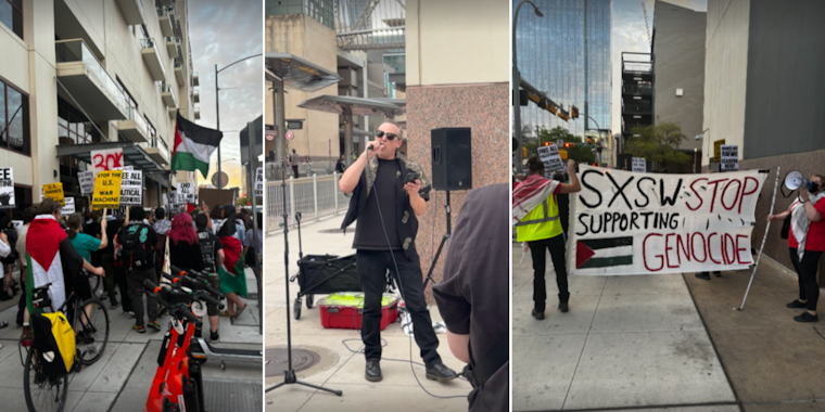 SXSW protest organized by Eve 6